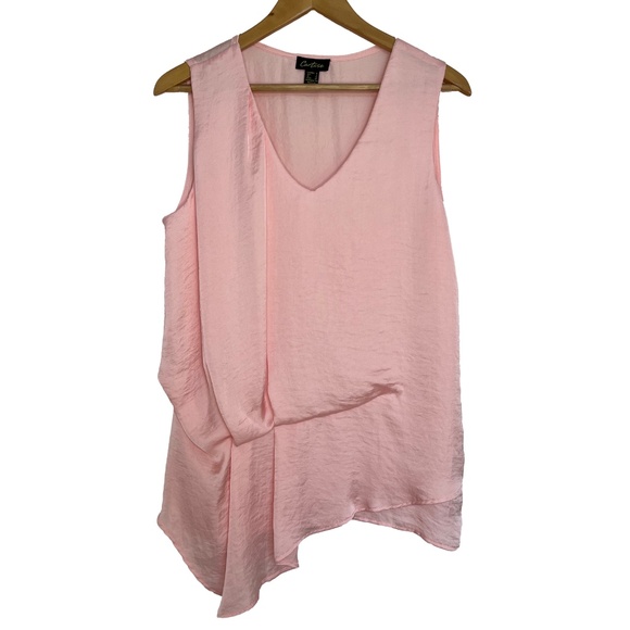 Asymmetrical Sleeveless Top - Picture 2 of 11